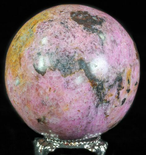 Polished Cobaltoan Calcite Sphere - Congo #63898